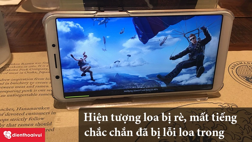 Loa trong điện thoại bị rè, mất tiếng