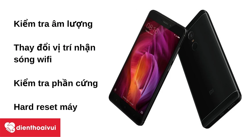 Những biện pháp giải quyết lỗi âm thanh loa trong trên Xiaomi Redmi Note 4 / 4X
