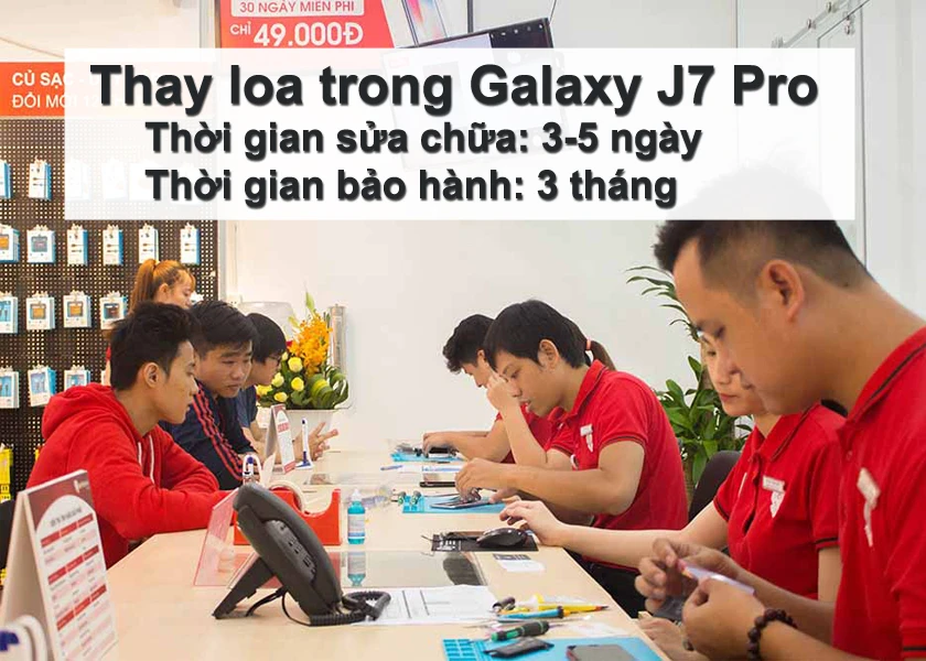 Thay loa trong Samsung Galaxy J7 Pro tại Điện Thoại Vui - nhanh chóng, đảm bảo, chất lượng