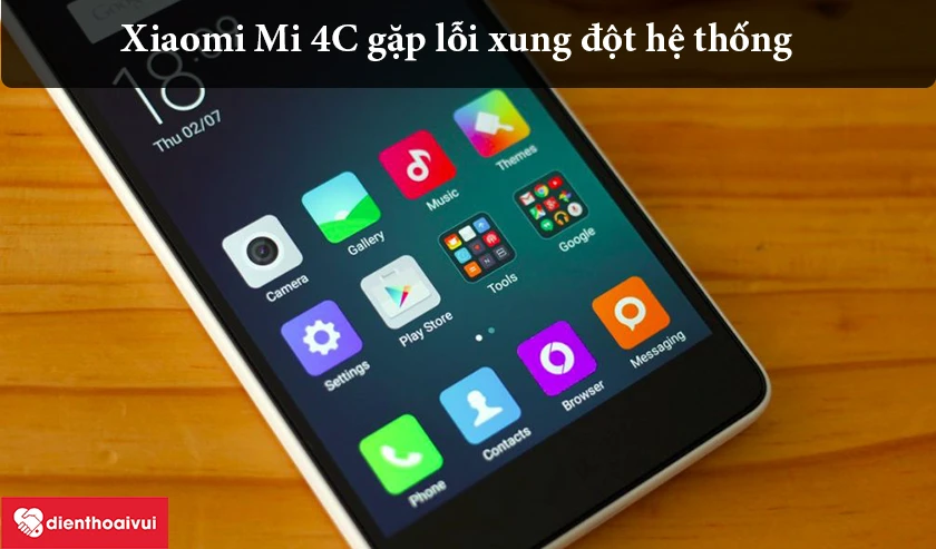 Xiaomi Mi 4C gặp lỗi xung đột hệ thống