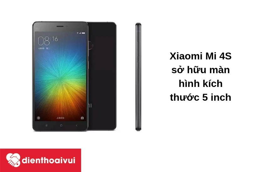  Xiaomi Mi 4S - Thiết kế tinh tế với màn hình rộng 5 inch Full HD