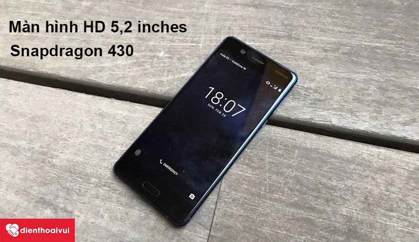 Nokia 5 – Smartphone màn hình lớn với khả năng hiển thị tốt