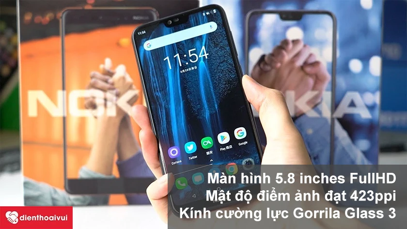 Thay màn hình Nokia 6.1 Plus giá rẻ, chính hãng, uy tín tại TP.HCM và Hà Nội