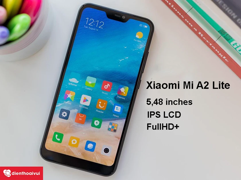 Xiaomi Mi A2 Lite – màn hình 5,84 inches IPS LCD, độ phân giải Full HD+