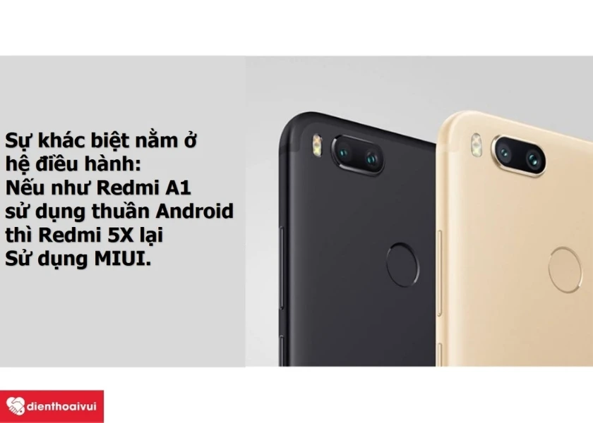 Điểm khác biệt duy nhất của hai chiếc máy này nằm ở phần mềm