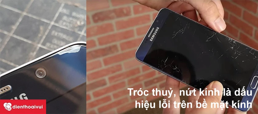 Sự khác nhau giữa thay ép kính, khi nào nên thay mặt kính Samsung Note 7 