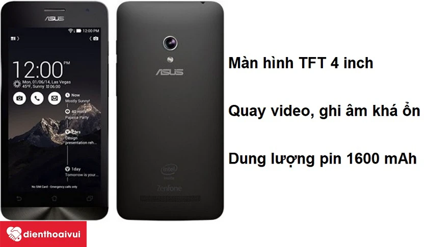 Asus Zenfone 4 – smartphone giá rẻ được trang bị tiện ích quay video, ghi âm