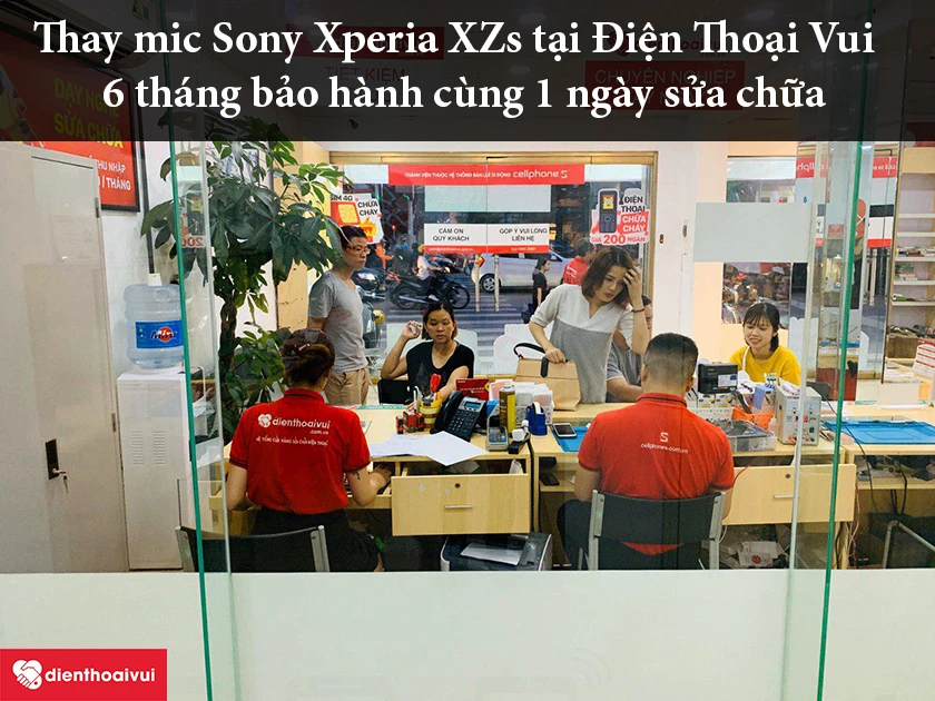 Thay mic Sony Xperia XZs chất lượng, chi phí hợp lý tại Điện Thoại Vui