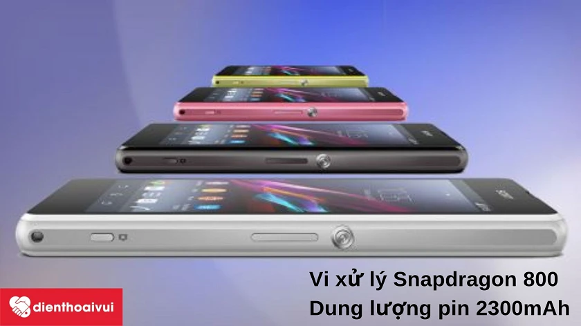 Điện thoại Sony Xperia Z1 Compact - nhỏ gọn nhưng mạnh mẽ với chip Snapdragon 800 và viên pin 2300 mAh