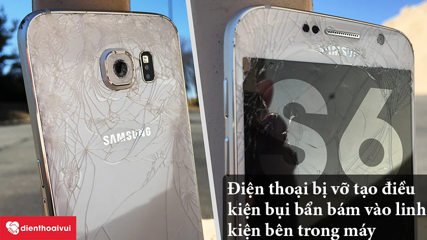 Bụi bẩn dễ dàng xâm nhập