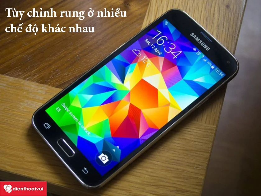 Samsung Galaxy S5 – Tùy chỉnh rung ở nhiều chế độ khác nhau