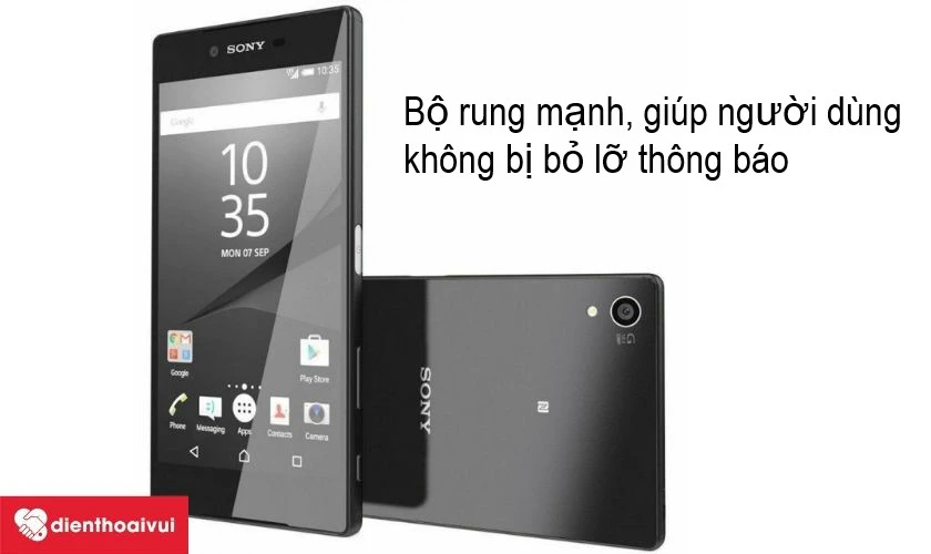 Sony Xperia Z5 Premium - chiếc smartphone có bộ rung mạnh, liền mạch