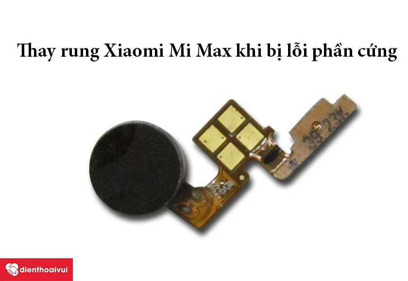 Thay rung nếu lỗi phần cứng