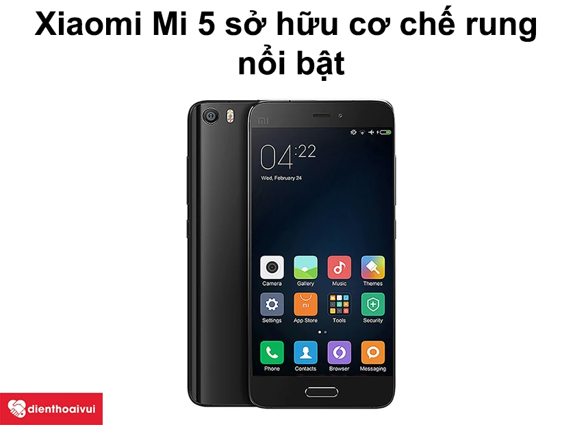 Xiaomi Mi 5 sở hữu cơ chế rung nổi bật