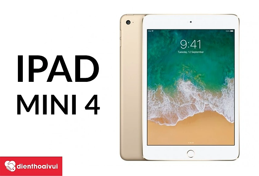 iPad Mini 4 - màn hình 7.9 inch với độ phân giải 1536x2048 pixel