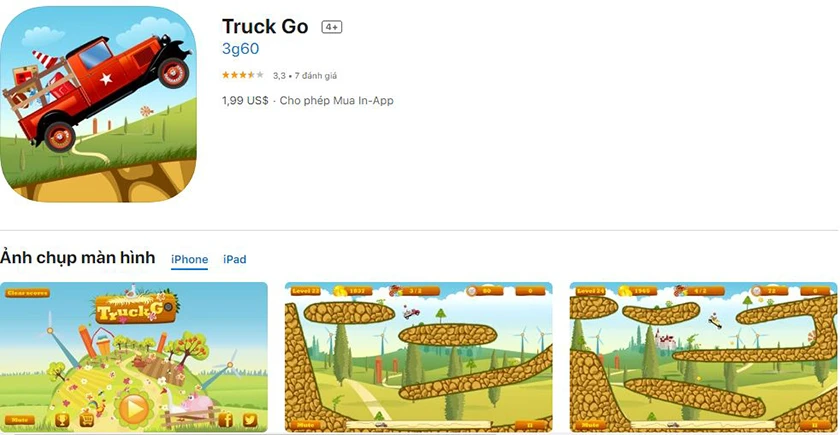 Truck Go - game đua xe hay nhất ios