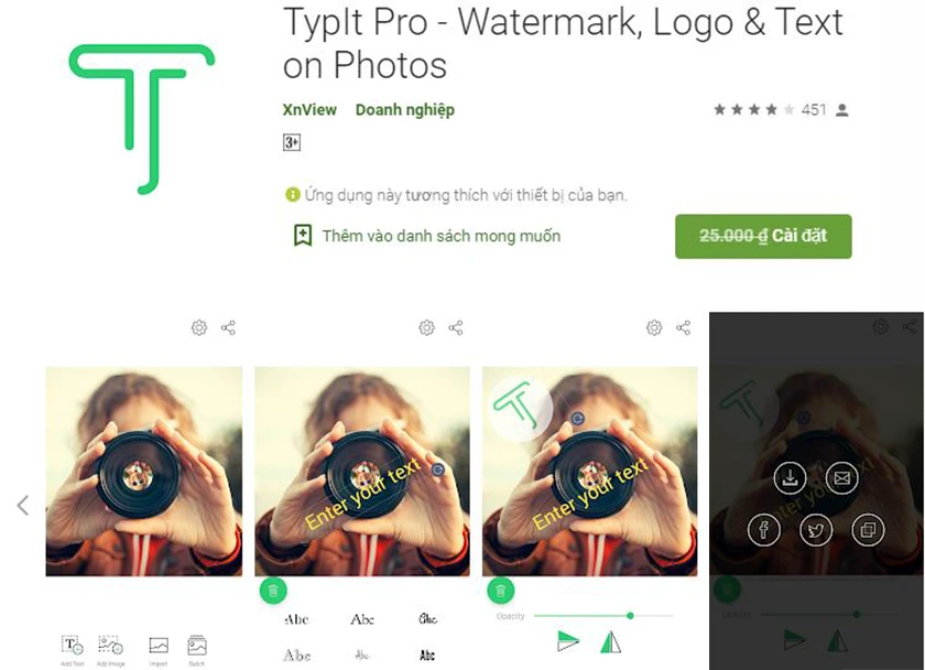 TypIt Pro - Watermark, Logo & Text on Photos