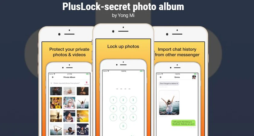 App bảo mật PlusLock-secret photo album