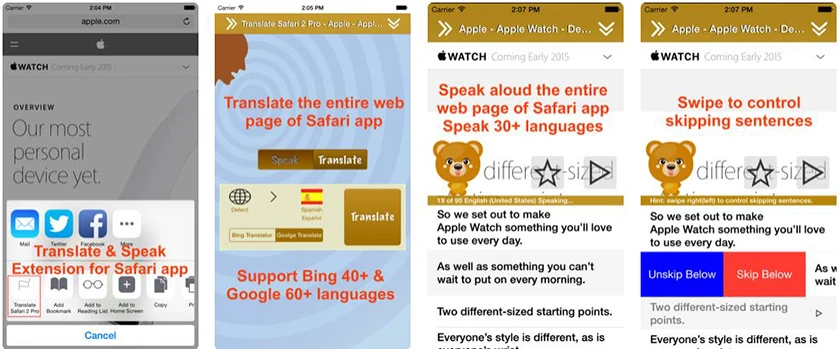 Translate for Safari