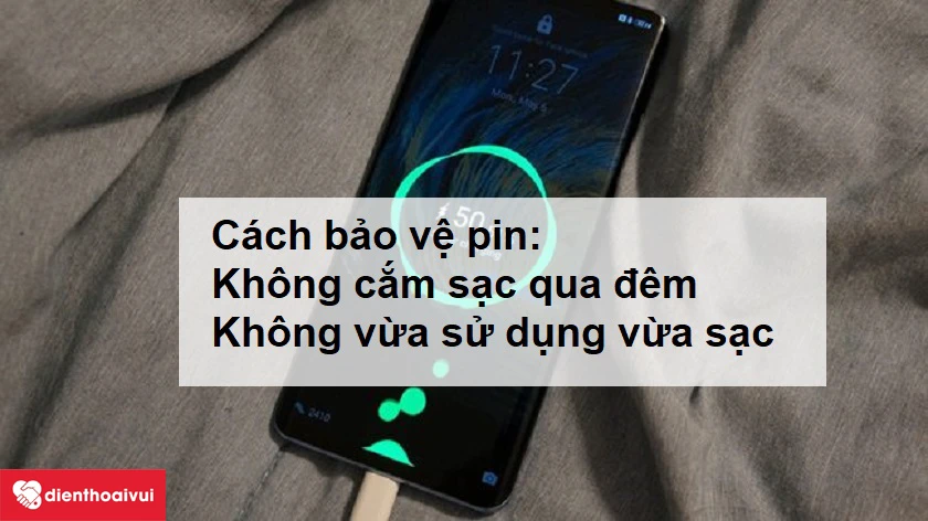 Huawei chai pin do sạc máy qua đêm, vừa dùng vừa sạc