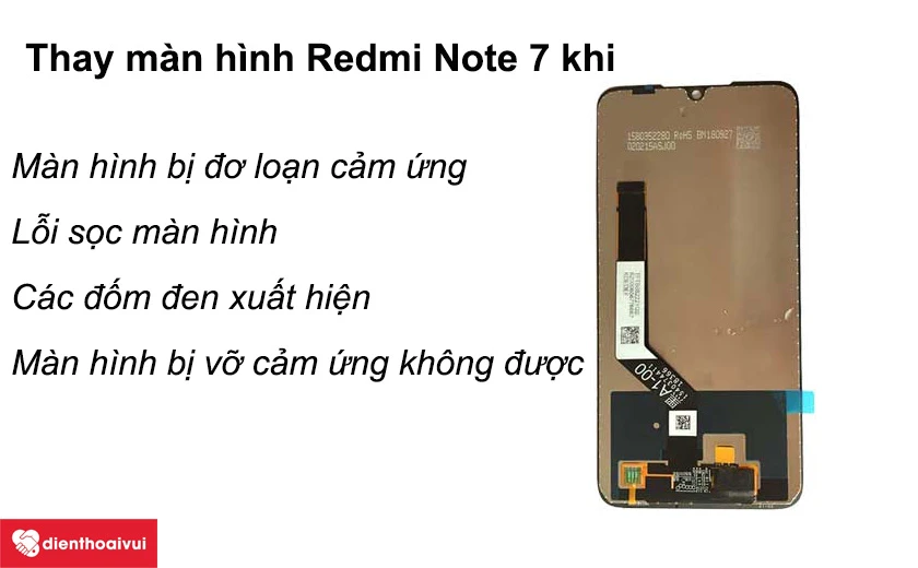 Tại sao phải thay màn hình Xiaomi Redmi Note 7?
