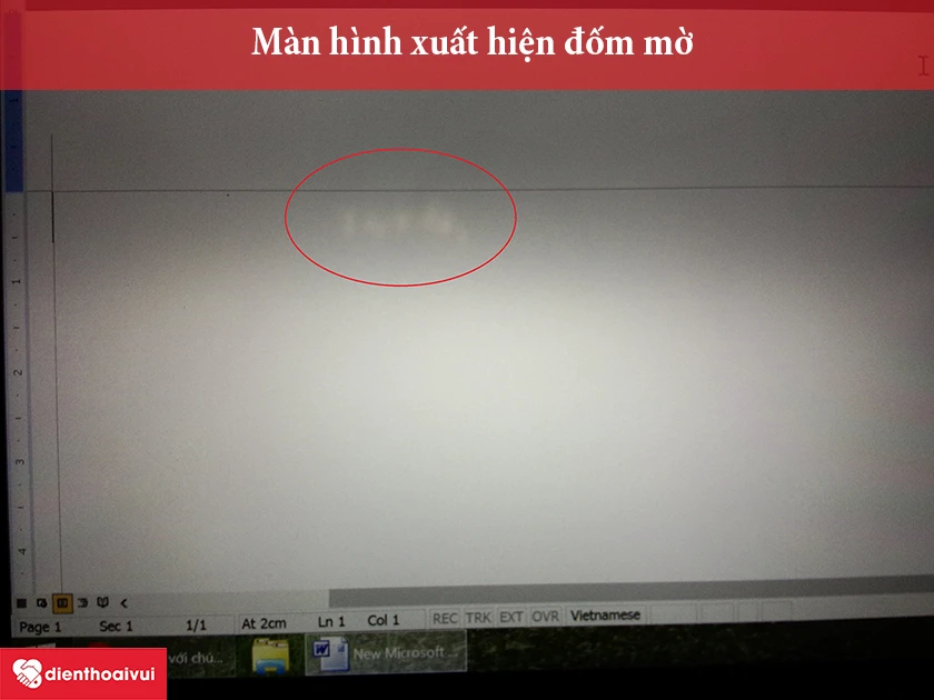 màn hình xuất hiện đốm mờ dẫn đến cần thay màn hình Dell Inspiron 3441/3442/3443/3448/3446