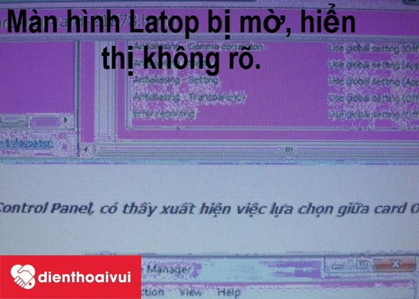 thay màn hình laptop Dell Vostro 1014/1088 khi hình ảnh hiển thị mờ, không rõ nét trong môi trường nhiều ánh sáng