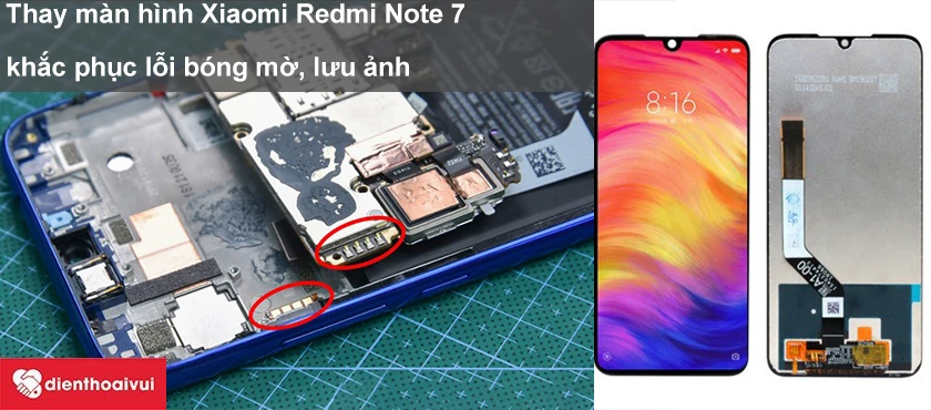 Cách xử lý tình trạng bóng mờ, lưu ảnh trên Xiaomi Redmi Note 7.