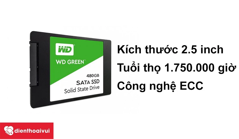 Thay ổ cứng SSD Western Digital 480GB giá rẻ, chính hãng, uy tín tại TP.HCM và Hà Nội