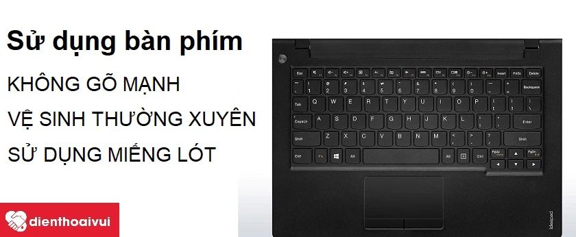 Cách sử dụng bàn phím laptop Lenovo Yoga S210-ITH đúng