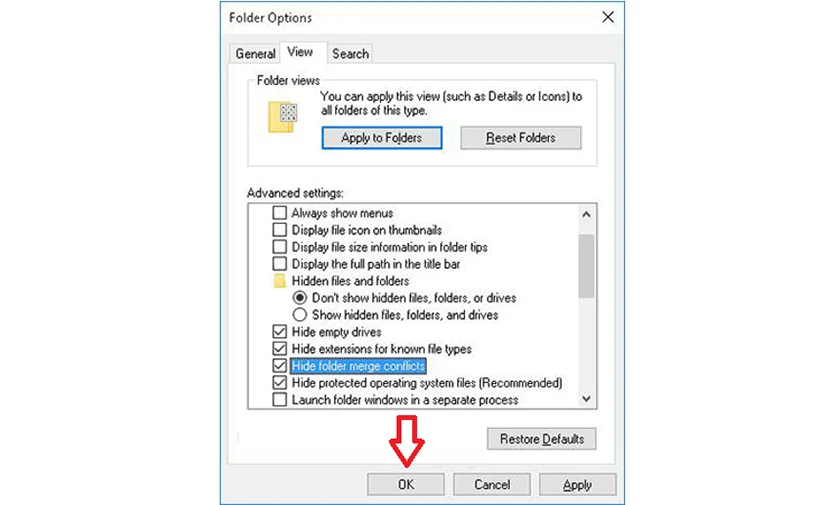 Tinh chỉnh các thiết lập trong File Explorer