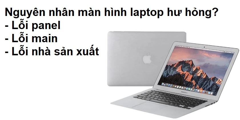 Nguyên nhân dẫn đến cần thay màn hình Macbook