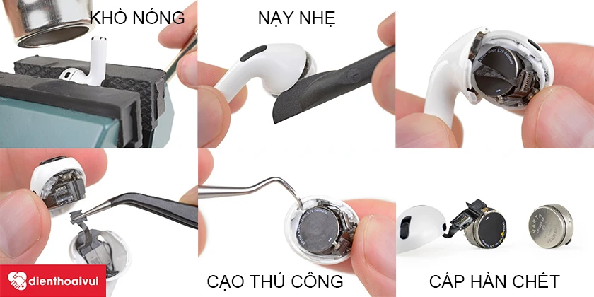 Mổ bụng AirPods Pro