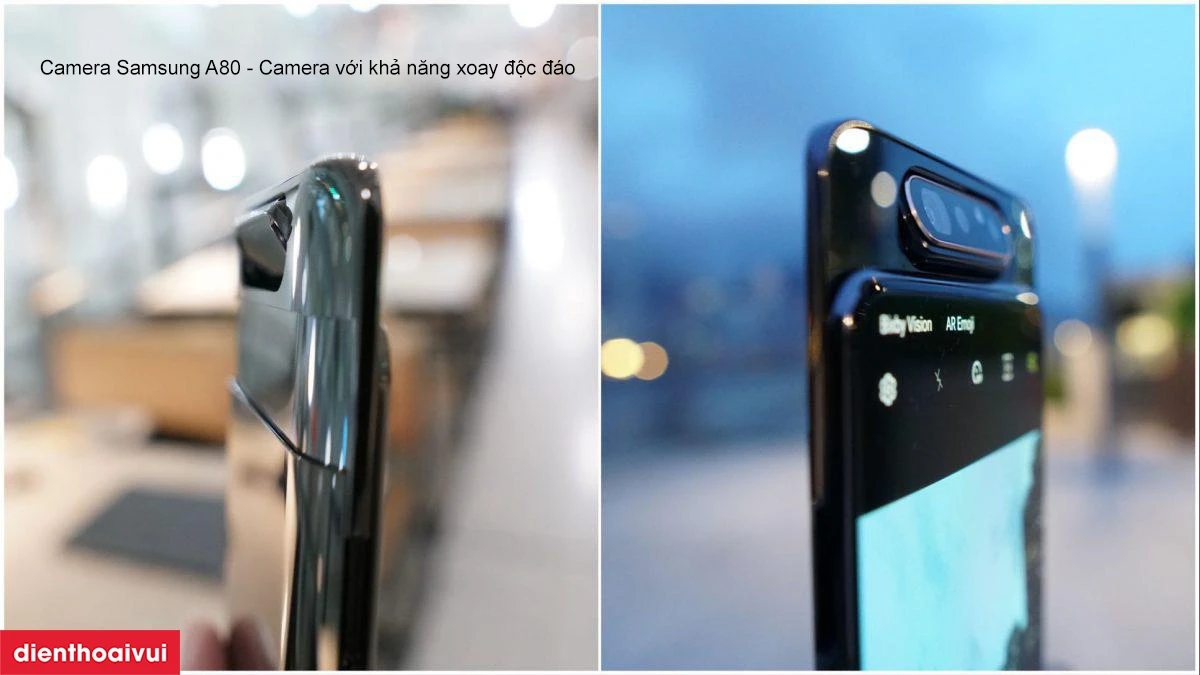 Camera Samsung A80 - Camera với khả năng xoay độc đáo