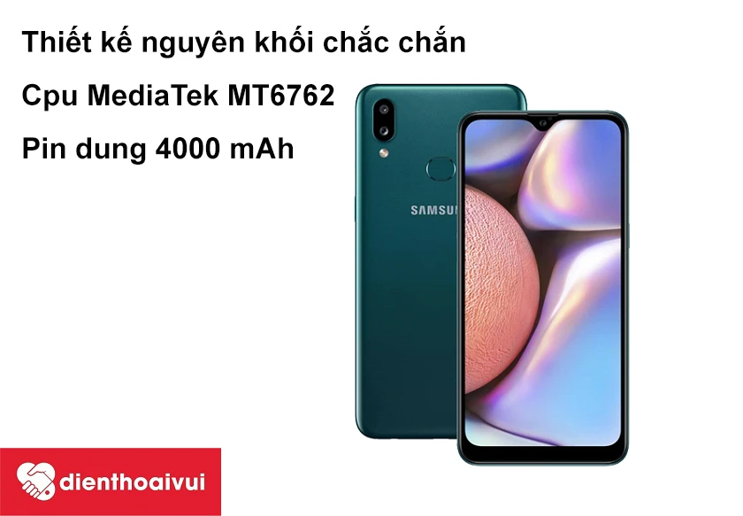 Thiết kế nguyên khối chắc chắn, Cpu MediaTek MT6762 mạnh mẽ