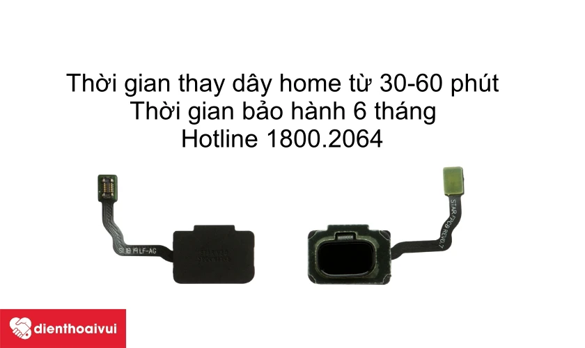 Thay dây home Samsung Galaxy S9 Plus giá rẻ, lấy ngay tại Hà Nội và TP. Hồ Chí Minh