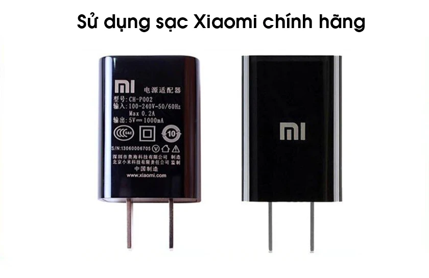 cách sạc pin điện thoại xiaomi mới mua (9,9c) - sử dụng sạc xiaomi chính hãng