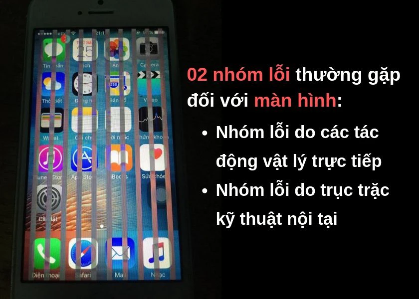 Các lỗi màn hình thường gặp trên điện thoại Samsung, iPhone hiện nay, những lỗi không chỉnh được độ sáng màn hình
