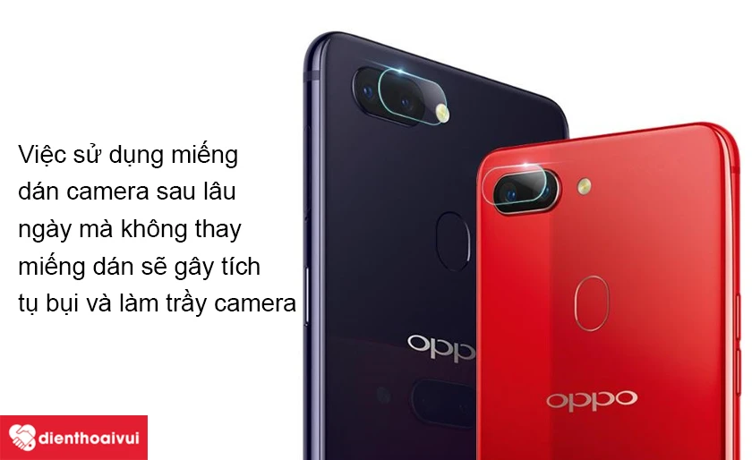 Có nên sử dụng miếng dán camera sau cho Oppo F9?