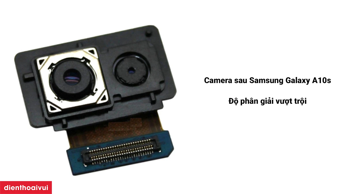 Giới thiệu chi tiết camera sau Samsung Galaxy A10s