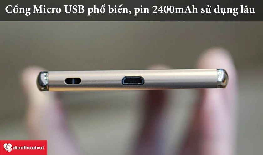 Sony Xperia M4 Aqua – Cổng Micro USB phổ biến, pin 2400mAh sử dụng lâu