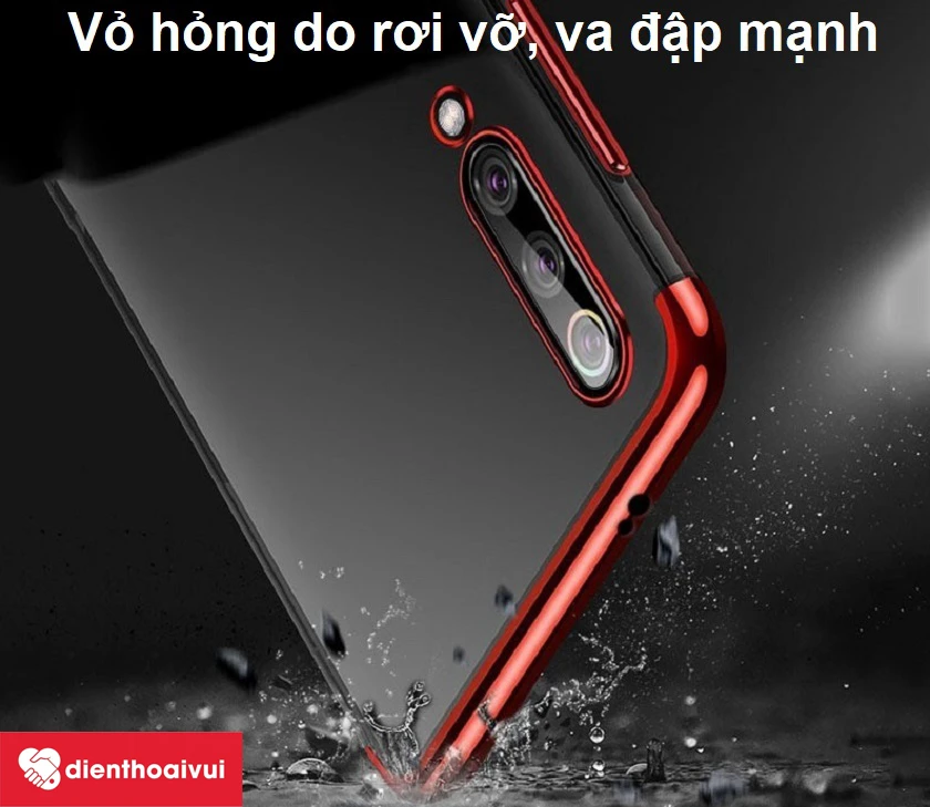 Vỏ Samsung Galaxy A30s hư hỏng do rơi, va đập mạnh thiết bị