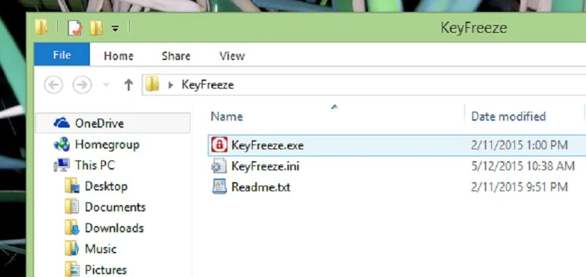 Cách mở khóa bàn phím laptop bằng phần mềm Key freeze