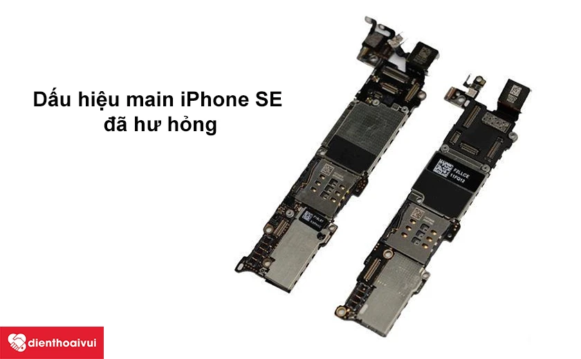 Dấu hiệu main iPhone SE bị hỏng