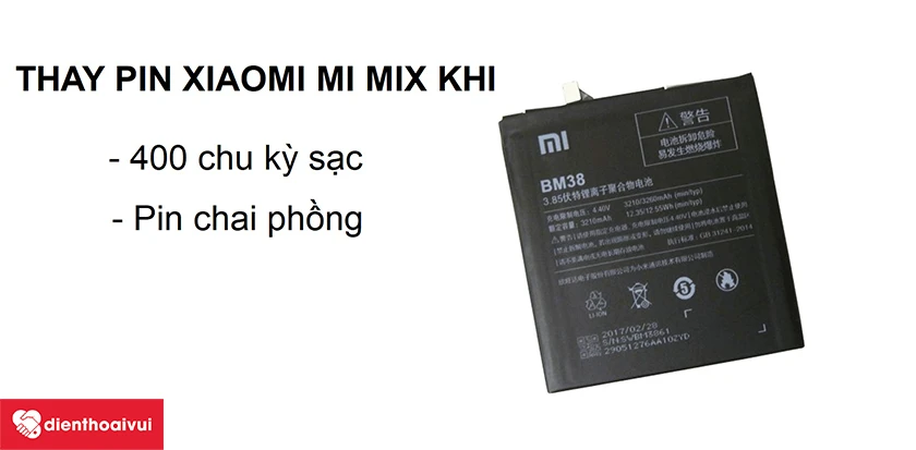 Chu kỳ sạc pin là gì? Khi nào nên quan tâm đến việc thay pin trên Xiaomi Mi Mix?