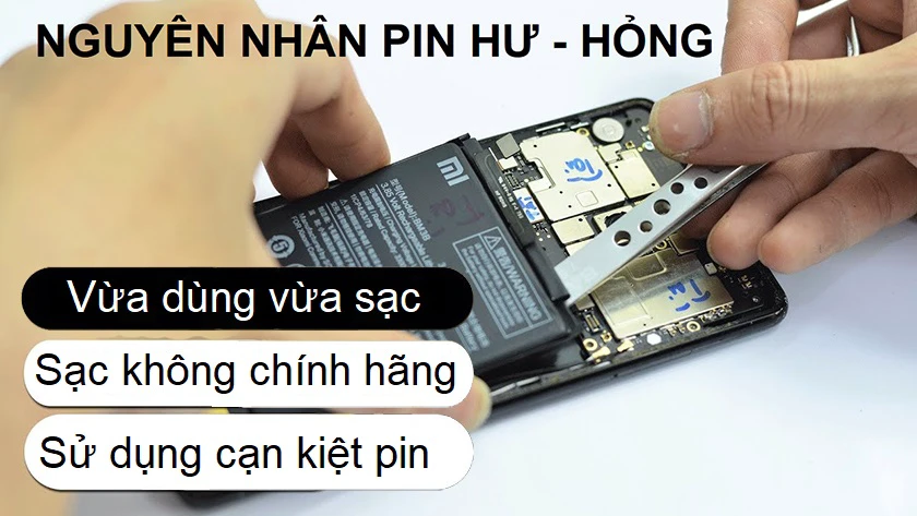 Nguyên nhân hư pin trên Xiaomi Mi Mix và cách khắc phục hiệu quả