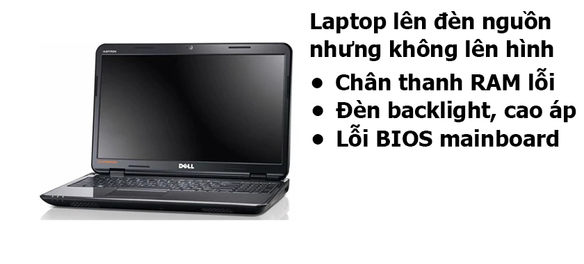 Nguyên nhân laptop không lên màn hình