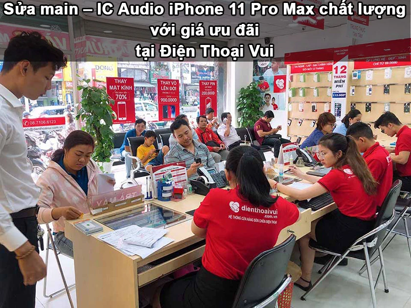 sửa main ic audio iphone 11 pro max