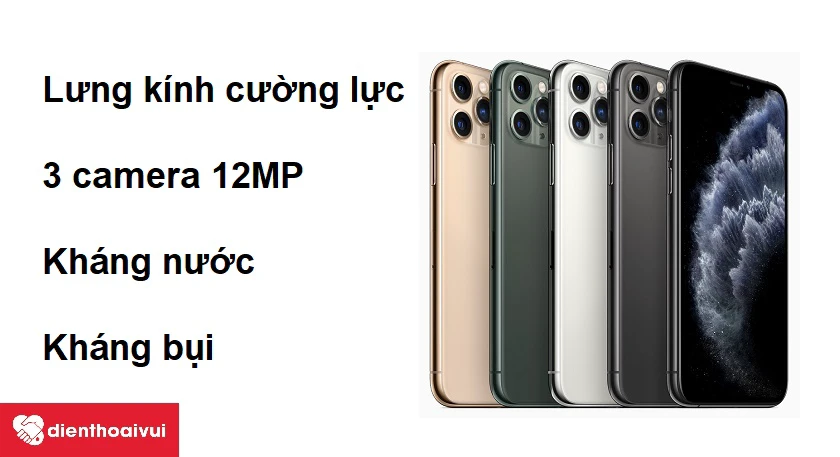 iPhone 11 Pro Max sở hữu thiết kế sang trọng, đẳng cấp và bộ ba camera chụp ảnh siêu nét