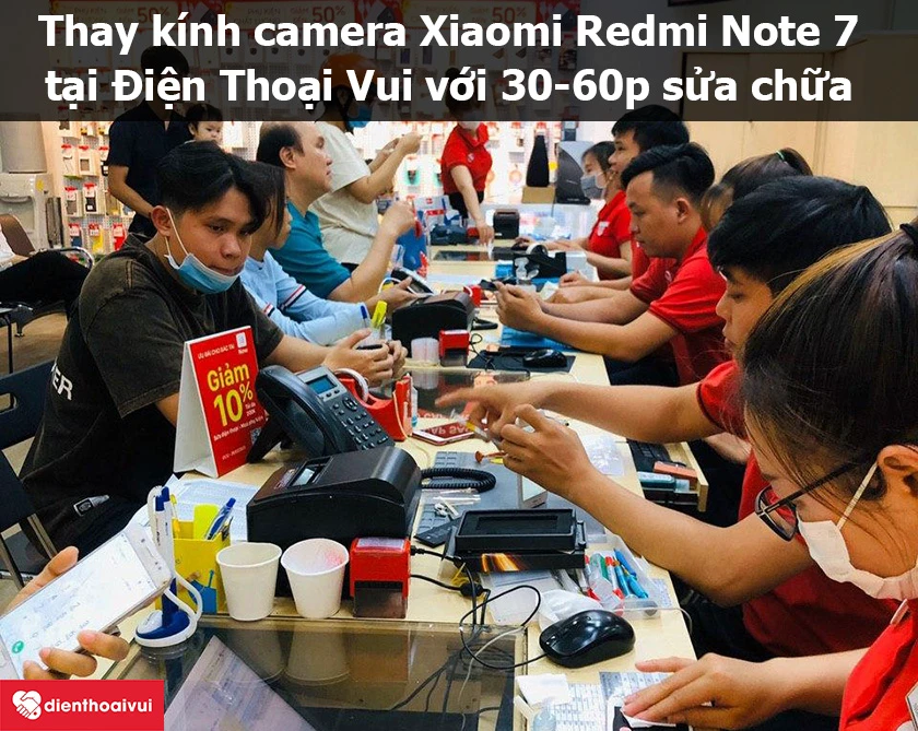 Thay kính camera Xiaomi Redmi Note 7 uy tín, chuyên nghiệp tại Hà Nội và Hồ Chí Minh